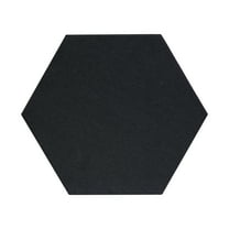 ATS Acoustics Hexagon Acoustic Panel Fire Rated 12" x 2" Sound Absorbing Professional Studio Quality Wall Tile (Pitch)