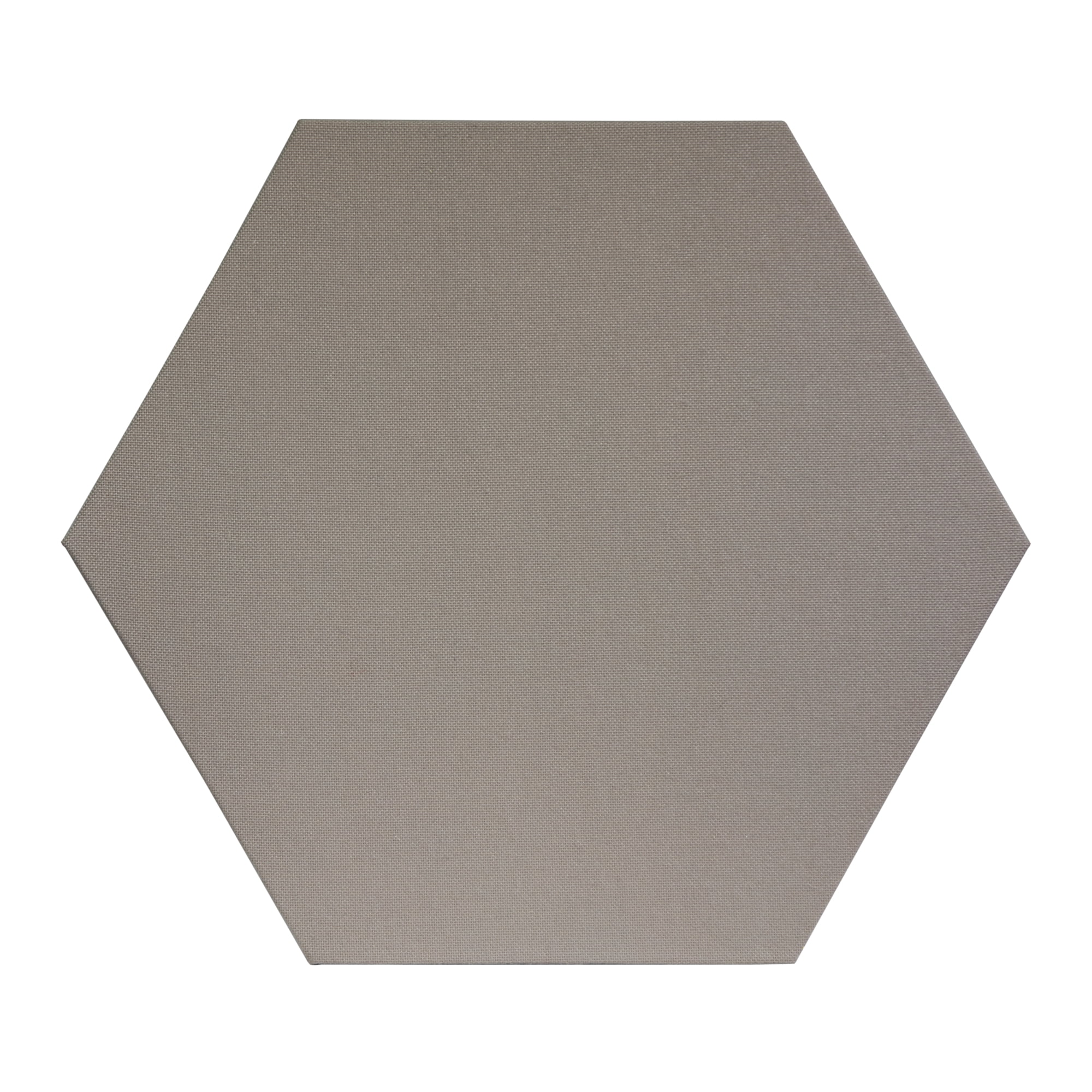 ATS Acoustics Hexagon Acoustic Panel Fire Rated 24" x 2" Sound Absorbing Professional Studio Quality Wall Tile (Latte)