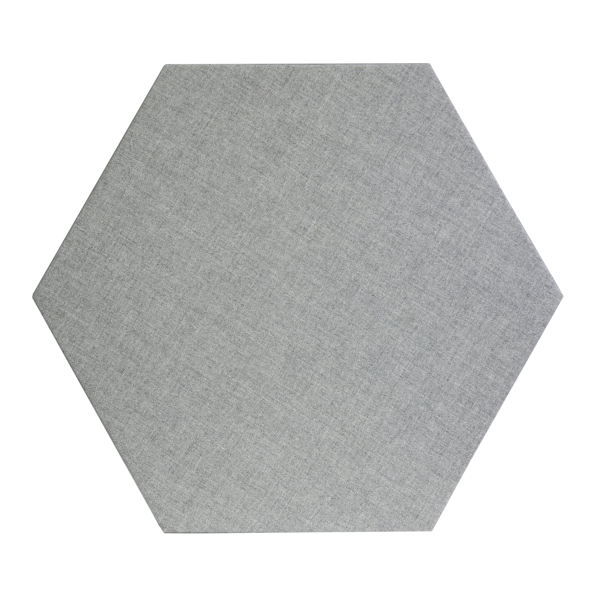 ATS Acoustics Hexagon Acoustic Panel Fire Rated 24" x 2" Sound Absorbing Professional Studio Quality Wall Tile (Merle Grey)