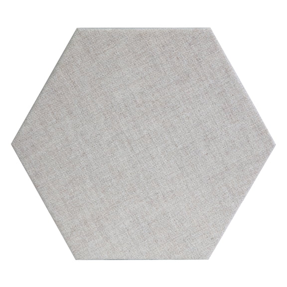 ATS Acoustics Hexagon Fire Rated Sound Absorbing Acoustic Panel 12" x 1" (Sandstone)