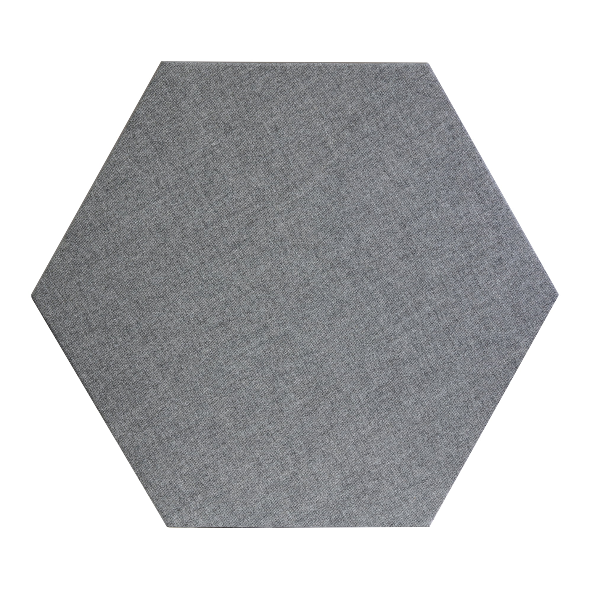 ATS Acoustics Hexagon Fire Rated Sound Absorbing Acoustic Panel 24" x 1" (Charcoal)