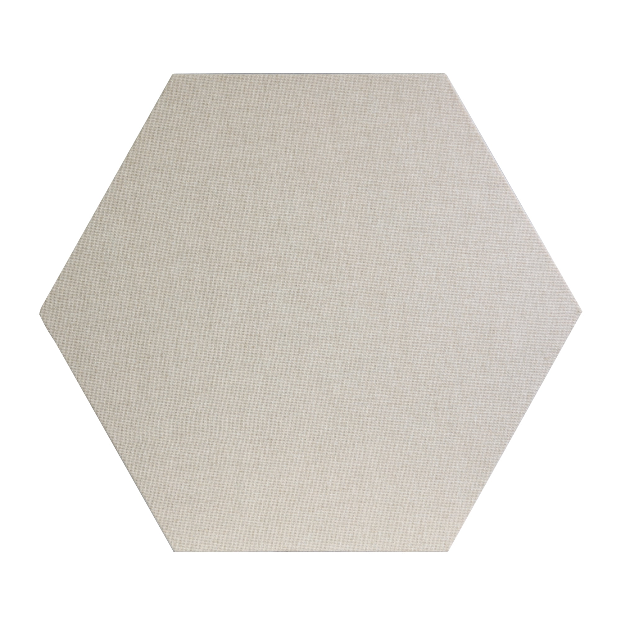 ATS Acoustics Hexagon Fire Rated Sound Absorbing Acoustic Panel 24" x 1" (Cream)