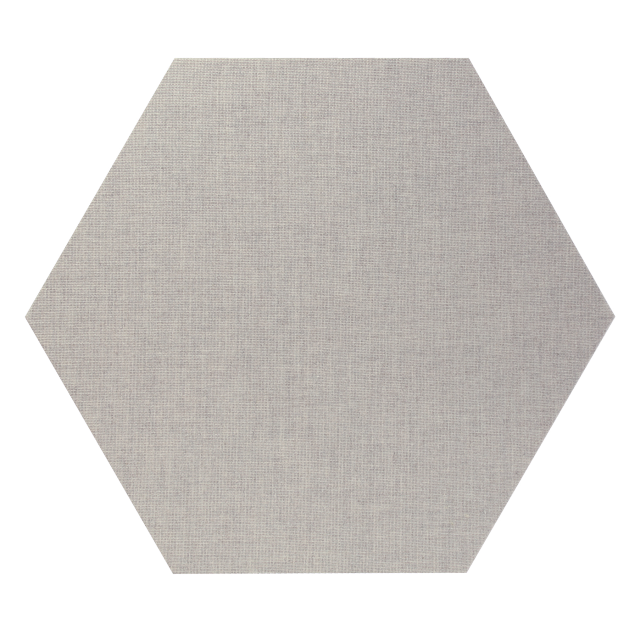 ATS Acoustics Hexagon Fire Rated Sound Absorbing Acoustic Panel 24" x 1" (Platinum)