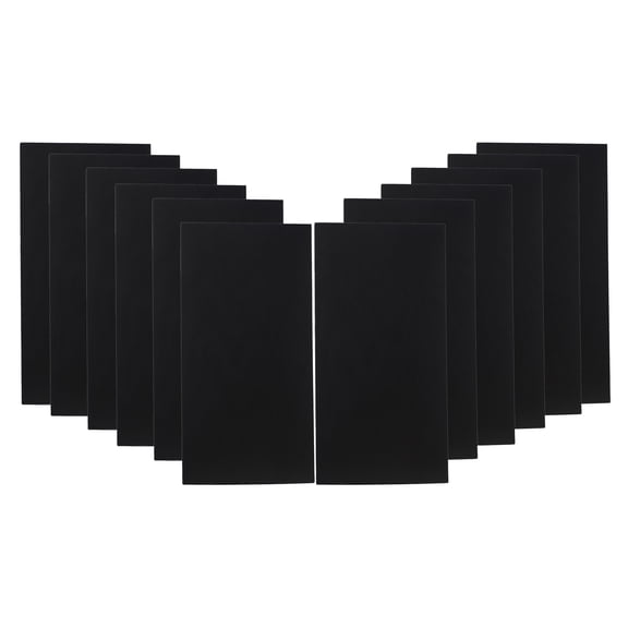 ATS Acoustics Home Office Residential Acoustic Treatment Room Kit Sound Absorbing Acoustic Panel 12 Pack for 250-380 Sq Ft (Pitch)