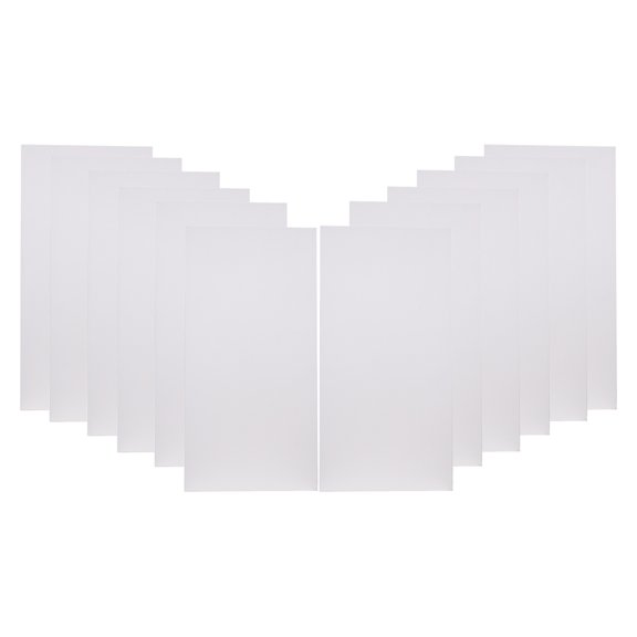 ATS Acoustics Home Office Residential Acoustic Treatment Room Kit Sound Absorbing Acoustic Panel 12 Pack for 250-380 Sq Ft (Snow)