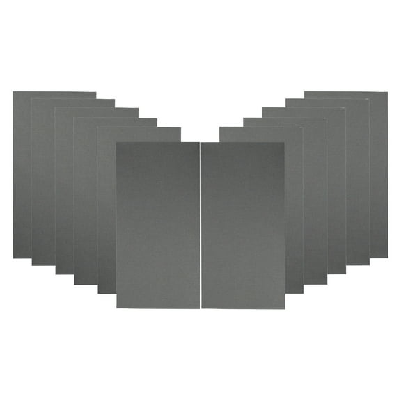 ATS Acoustics Home Office Residential Acoustic Treatment Room Kit Sound Absorbing Acoustic Panel 12 Pack for 250-380 Sq Ft (Warm Grey)