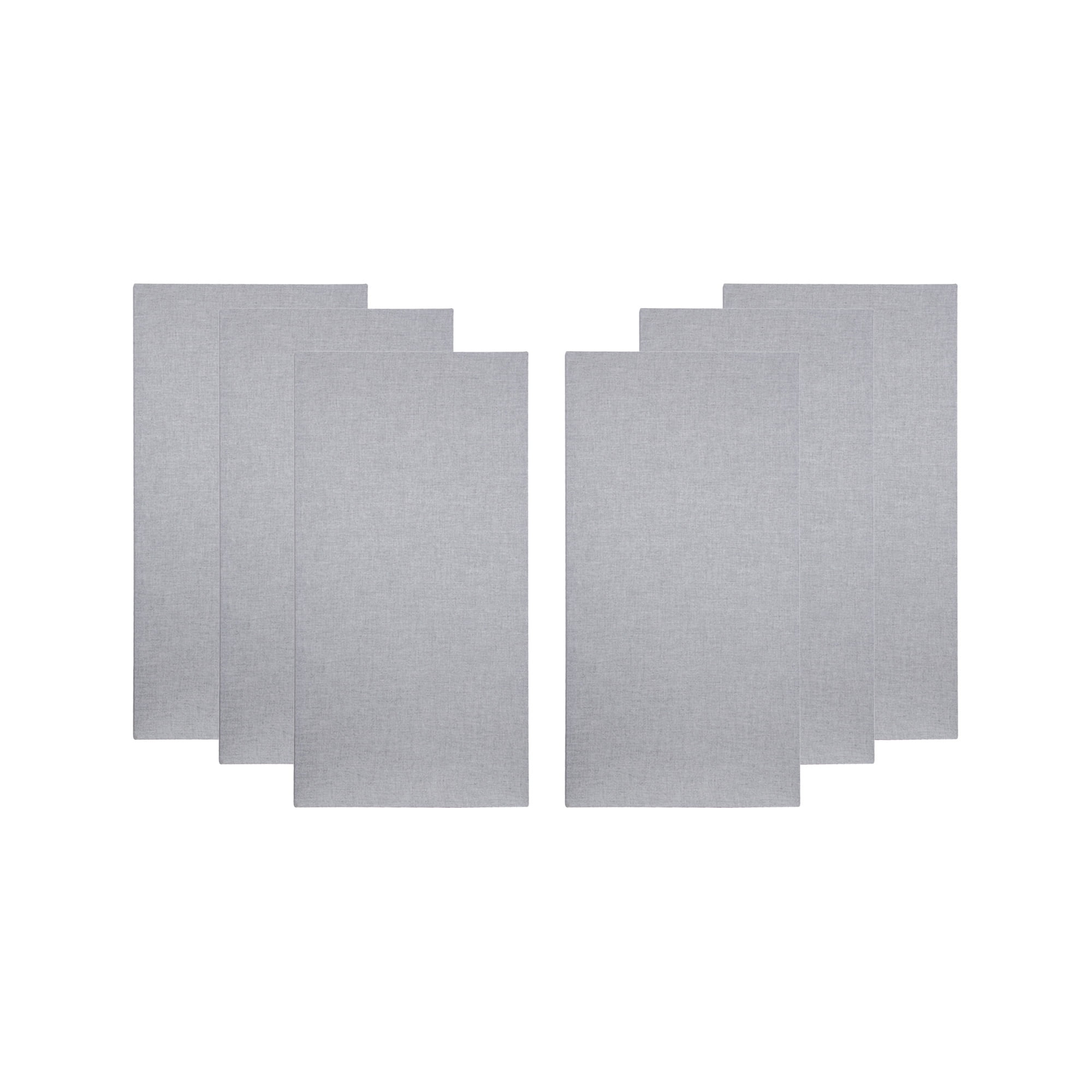 ATS Acoustics Home Office Residential Acoustic Treatment Room Kit Sound Absorbing Acoustic Panel 6 Pack for 50-100 Sq Ft (Blue Smoke)