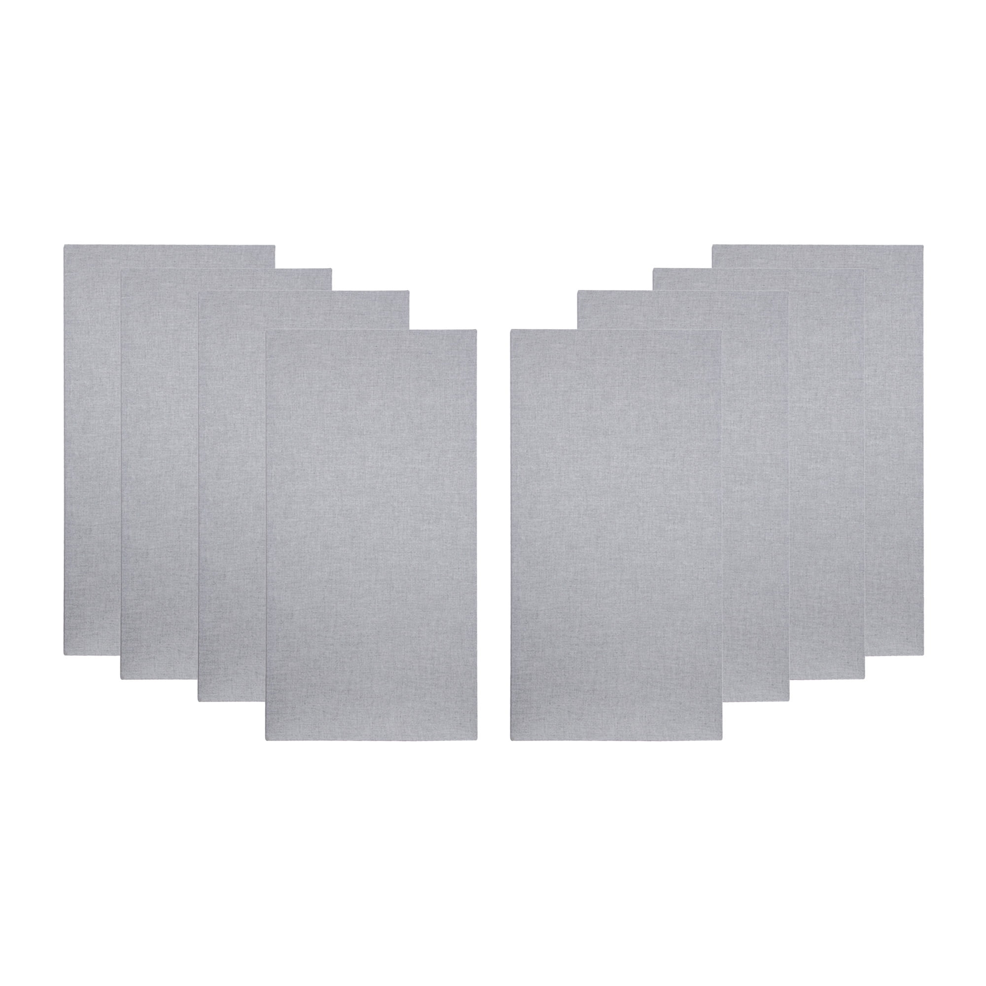 ATS Acoustics Home Office Residential Acoustic Treatment Room Kit Sound Absorbing Acoustic Panel 8 Pack for 120-200 Sq Ft (Blue Smoke)