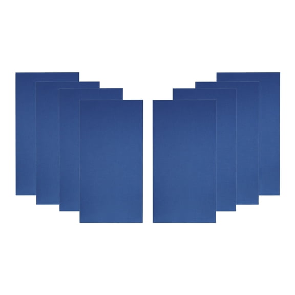 ATS Acoustics Home Office Residential Acoustic Treatment Room Kit Sound Absorbing Acoustic Panel 8 Pack for 120-200 Sq Ft (Deep Ocean)