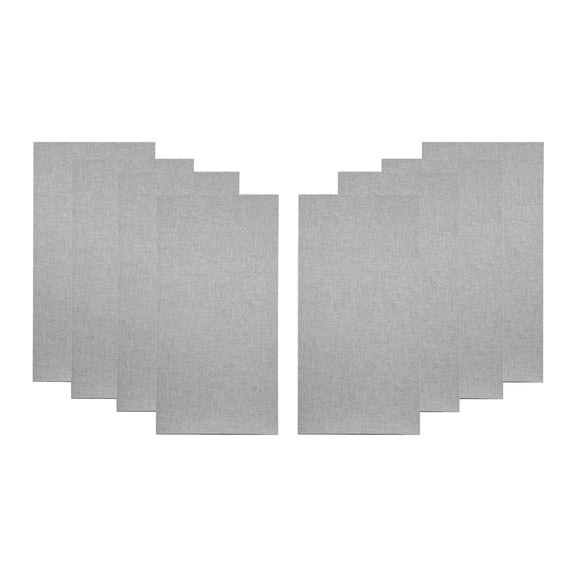 ATS Acoustics Home Office Residential Acoustic Treatment Room Kit Sound Absorbing Acoustic Panel 8 Pack for 120-200 Sq Ft (Merle Grey)