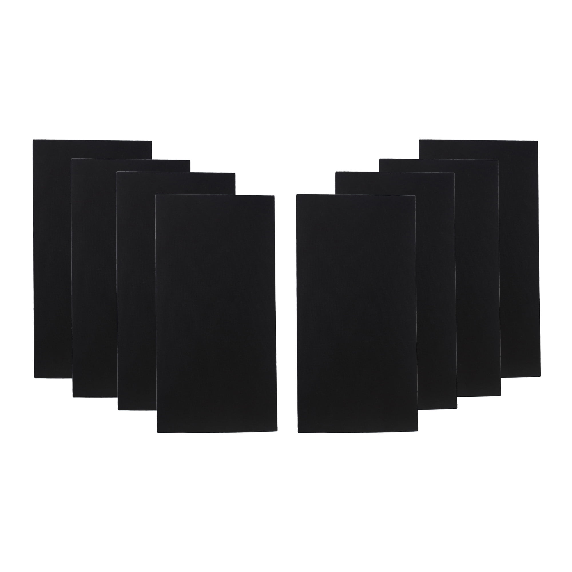 ATS Acoustics Home Office Residential Acoustic Treatment Room Kit Sound Absorbing Acoustic Panel 8 Pack for 120-200 Sq Ft (Pitch)