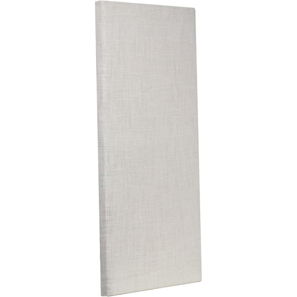 ATS Acoustics Sound Absorbing Noise Dampening Acoustic Panel Wall Treatment 24" x 48" x 2" Beveled Edge (Ivory)
