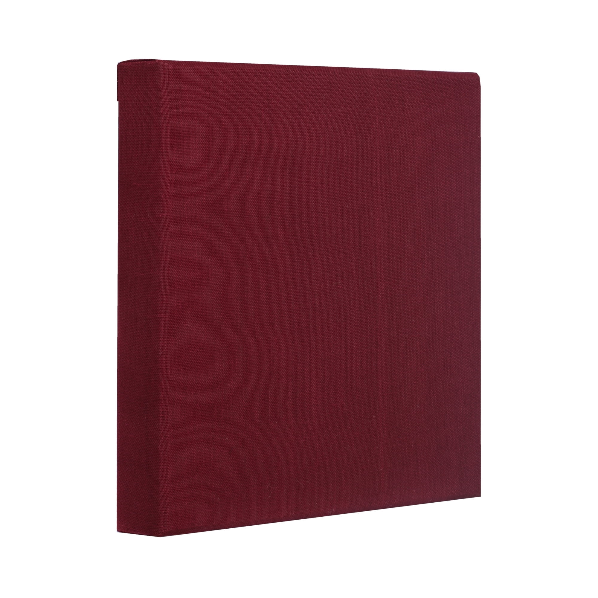 ATS Acoustics Sound Absorbing Acoustic Panel 24" x 24" x 4" Beveled Edge (Burgundy)
