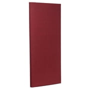 ATS Acoustics Sound Absorbing Acoustic Panel 24" x 48" x 2" Beveled Edge Burgundy