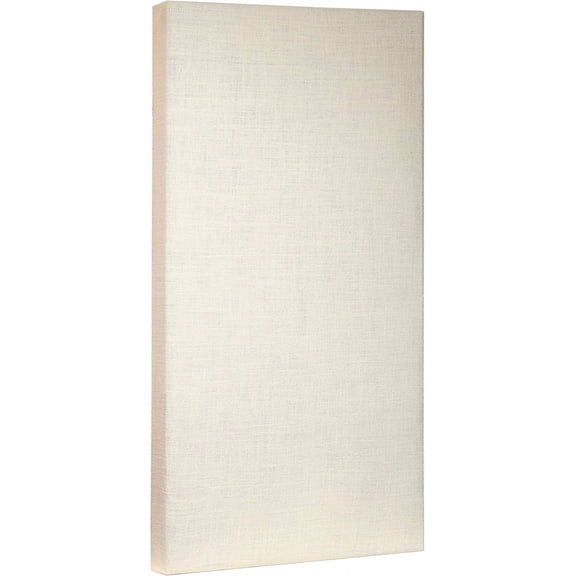 ATS Acoustics Sound Absorbing Acoustic Panel 24" x 48" x 4" Beveled Edge (Ivory)