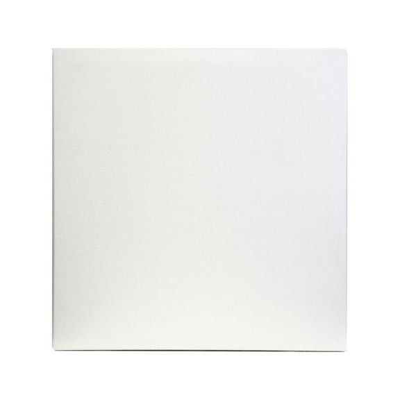 ATS Acoustics Tackable Acoustic Panel 24" x 24" x 4" Sound Absorbing Professional Studio Quality Tack Board Wall Panel (Snow)
