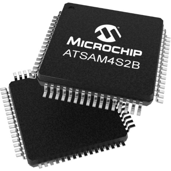 ATSAM4S2BA-MU MCU 32-Bit SAM4S ARM Cortex M4 RISC 128KB Flash 1.2V/3.3V 64-Pin QFN; RoHS.