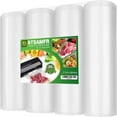 thumbnail image 1 of ATSAMFR 4 Pack 11x50 Vacuum Sealer Rolls,Seal a Meal Food Vacuum Seal Bags Rolls, 1 of 5