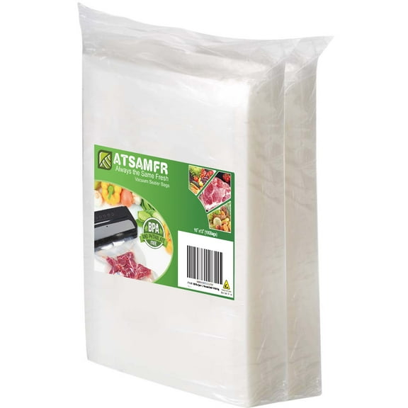 ATSAMFR Food Storage 10 x 13 inch Vacuum Sealer Bags,Seal a Meal Bags for Food Saver