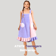 thumbnail image 1 of ATSITK Bath Towel Wraps with Straps for Girls with Pocket |Body Towel for Kids 9-16 Year-old，Purple Bath Towel, 1 of 7