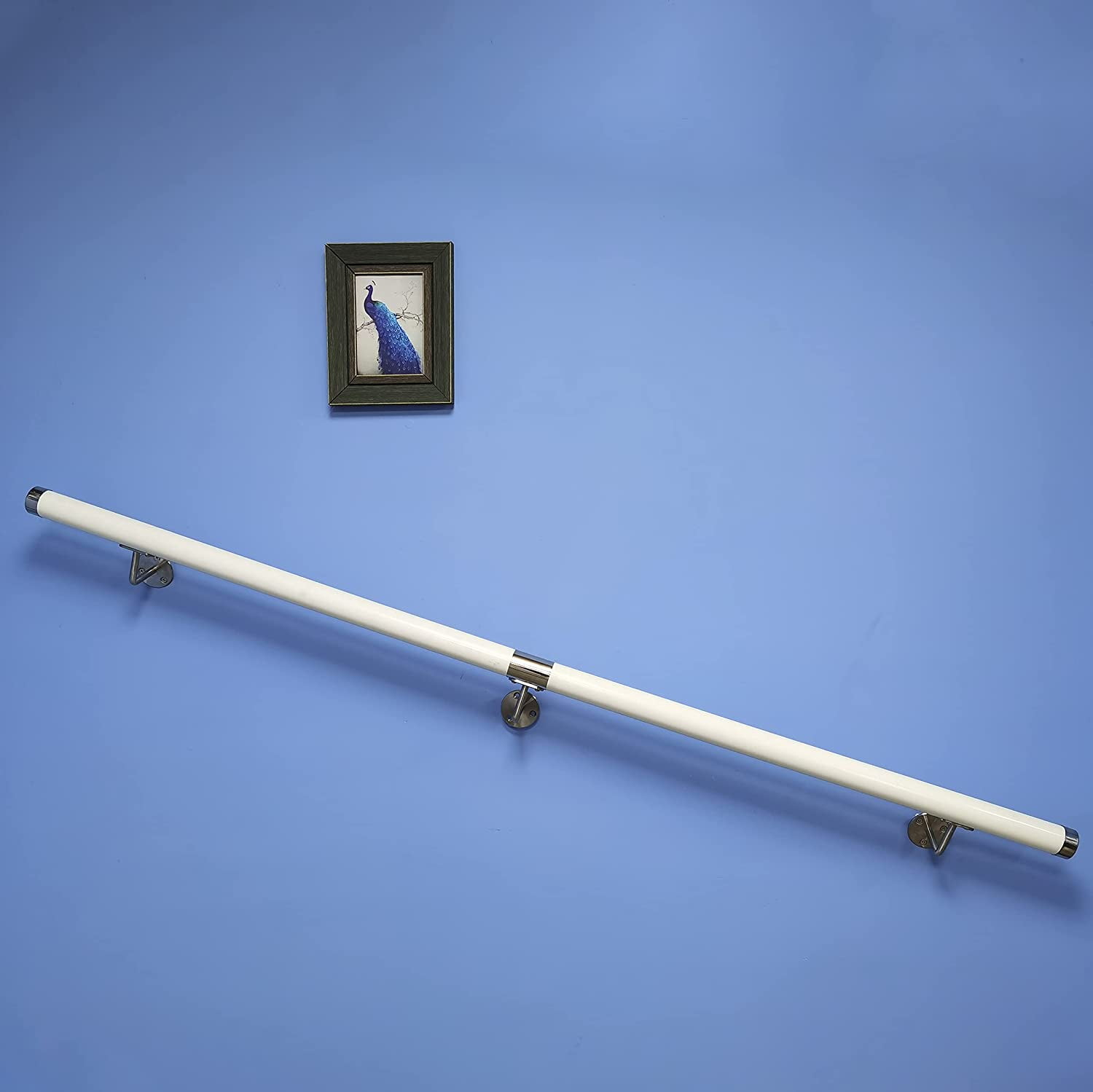 ATT Hardware 10FT Modern Handrail, Indoor Stair Railing, PVC, Wall ...