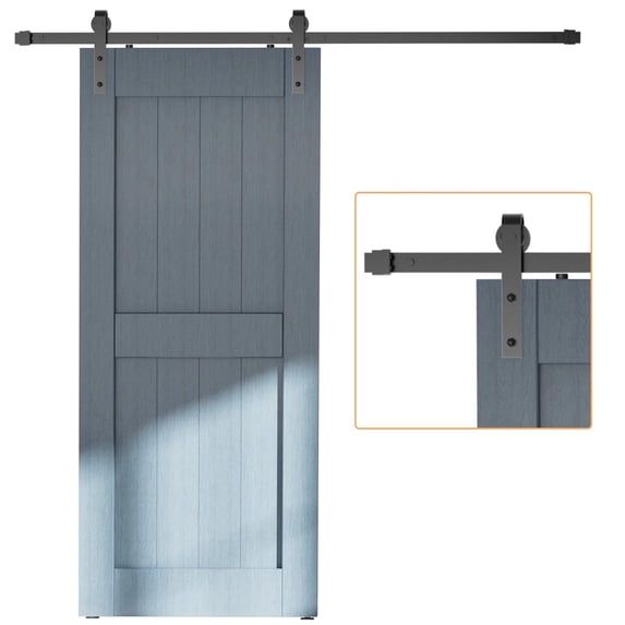ATT Hardware 6.6FT Heavy Duty Barn Door Hardware Kit for Interior ...