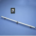 thumbnail image 1 of ATT Hardware 6.6FT Modern Wall Mount Handrail,Indoor Stair Railing, PVC,Brushed White, 1 of 6