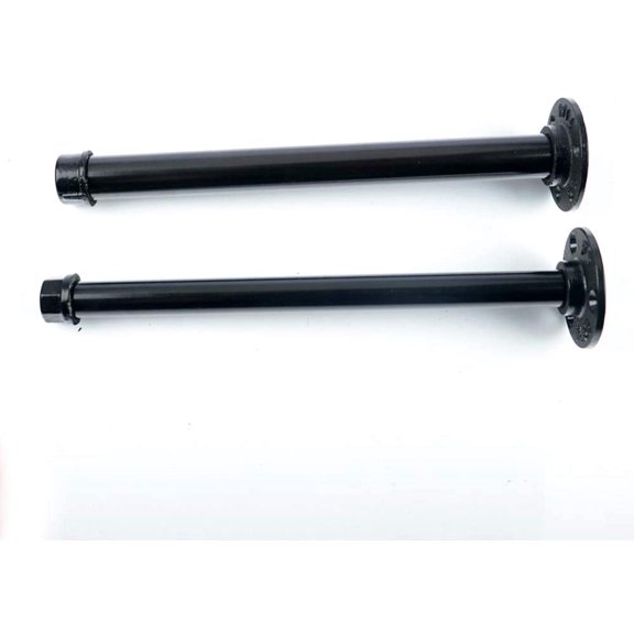 ATT Rustic Floating Shelf Brackets Industrial Iron Pipe Shelf Brackets 2 Pack