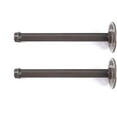 thumbnail image 1 of ATT Rustic Floating Shelf Brackets Industrial Iron Pipe Shelf Brackets 25mm Diameter 2 Pack In Grey, 1 of 1