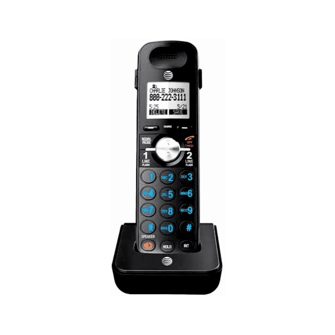 AT&T TL88002 Cordless Accessory Handset for TL88102 Expandable Phone ...