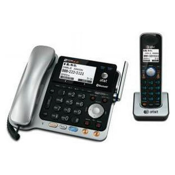 ATT-Vtech 80-6879-00 DECT6.0 DIGITAL 2-Line Corded & Cordless Answering System