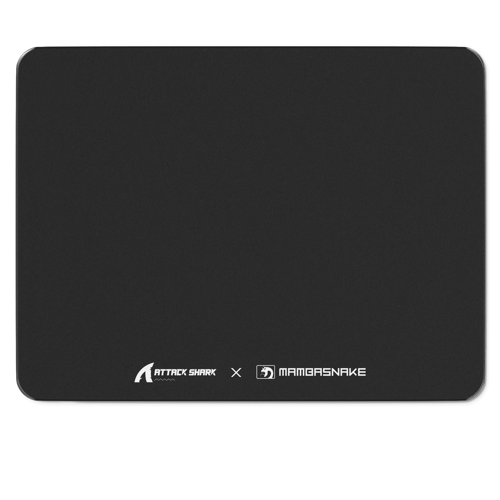 ATTACK SHARK CM05SE Glass Gaming Mouse Pad,16.14x12.20 in Tempered Glass Hard Mouse Pad with Nano-Textured Surface, Non-Slip PU Leather Base,9H Scratch Resistant Large Mouse Mat for FPS &PC Gaming