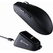 ATTACK SHARK G3PRO Gaming Mouse with Magnetic Charging Dock, PixArt PAW3311 Gaming Sensor, BT/2.4G Wireless/Wired Gaming Mouse, 25000 DPI, Gamer Mice for Win11/Xbox/PS/Mac Black
