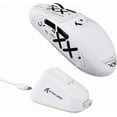 thumbnail image 1 of ATTACK SHARK G3PRO Gaming Mouse with Magnetic Charging Dock, PixArt PAW3311 Gaming Sensor, BT/2.4G Wireless/Wired Gaming Mouse with Grip Tape, 25000 DPI, Gamer Mice for Win11/Xbox/PS/Mac (White), 1 of 10