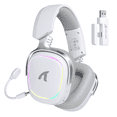 thumbnail image 1 of ATTACK SHARK G800 Wireless RGB Gaming Headset:7.1 Surround Sound-50mm Drivers-Memory Foam Ear Pads,Wired/2.4Ghz/BT,Ultralight,Durable Aluminum Frame,Detachable Mic,Programmable for PC Mac Gamer, 1 of 10