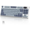 thumbnail image 1 of ATTACK SHARK K86 Wireless Mechanical Keyboard 75% with TFT Color Display & Knob Apex Pro TKL, 2.4G/Bluetooth/USB-C Wired RGB Backlit, Hot Swappable, 1 of 12