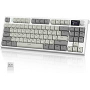 ATTACK SHARK K86 Wireless Mechanical Keyboard 75% with TFT Color Display & Knob Apex Pro TKL, 2.4G/Bluetooth/USB-C Wired RGB Backlit, Hot Swappable
