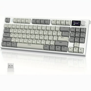ATTACK SHARK K86 Wireless Mechanical Keyboard 75% with TFT Color Display & Knob Apex Pro TKL, 2.4G/Bluetooth/USB-C Wired RGB Backlit, Hot Swappable
