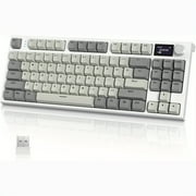ATTACK SHARK K86 Wireless Mechanical Keyboard 75% with TFT Color Display & Knob Apex Pro TKL, 2.4G/Bluetooth/USB-C Wired RGB Backlit, Hot Swappable