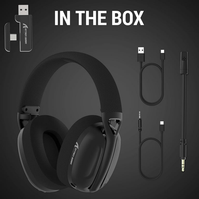 ATTACK SHARK L80 Ultra-Light Tri-Mode Gaming Headset Lightweight