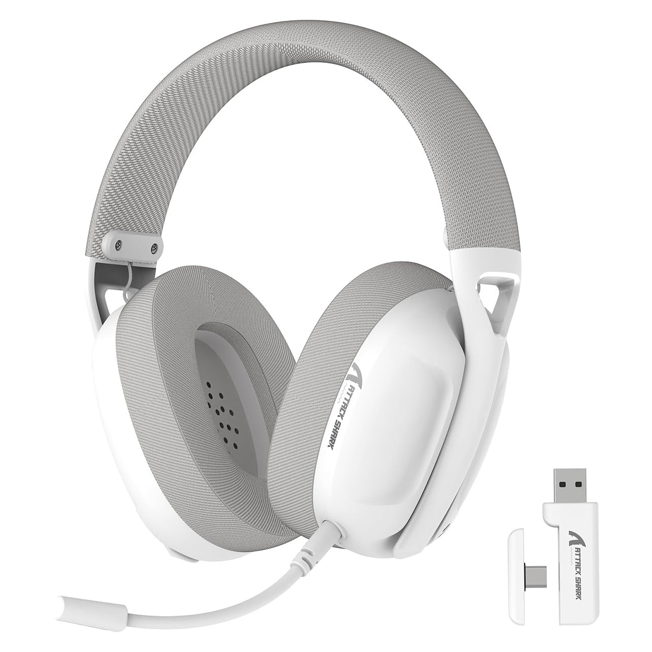 ATTACK SHARK L80 Ultra-Light Tri-Mode Gaming Headset Lightweight Wireless Gaming Headset for PC/PS4/PS5/Switch/Xbox