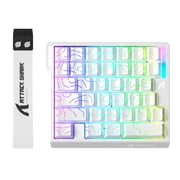 ATTACK SHARK M36 HE One-Handed Magnetic Switch Keyboard, 8,000Hz, 0.01 mm RT, 128K Scan Rate, Web Driver, Wired RGB Keypad, White