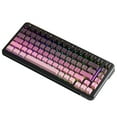 thumbnail image 1 of ATTACK SHARK M86 82 Keys Wireless Mechanical Keyboard, 75% Gasket Hot Swappable Custom Keyboard, Side Printed PBT Keycaps, RGB Backlit, Pre-lubed Switches, BT/2.4GHz/ Wired Mechanical Gaming Keyboard, 1 of 6