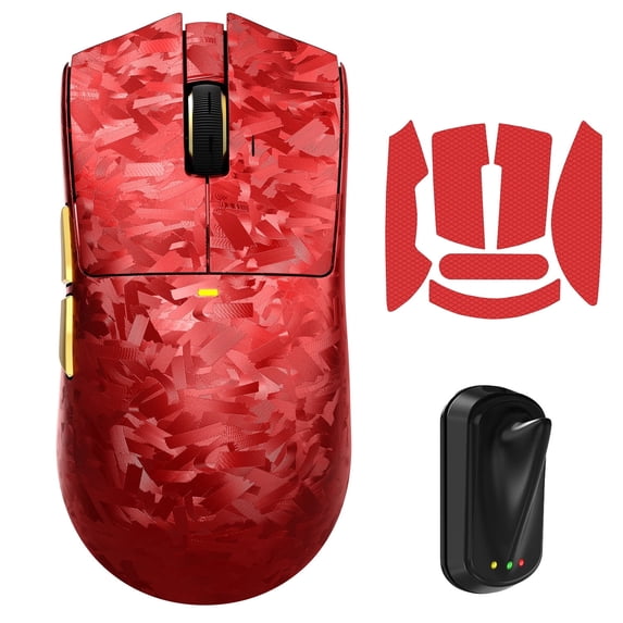 ATTACK SHARK X11 ULTRA Wireless Gaming Mouse, Tri-Mode 2.4G/BT/USB-C, PAW3950MAX, 42000 DPI, Grip Tape, PC/Mac Compatible