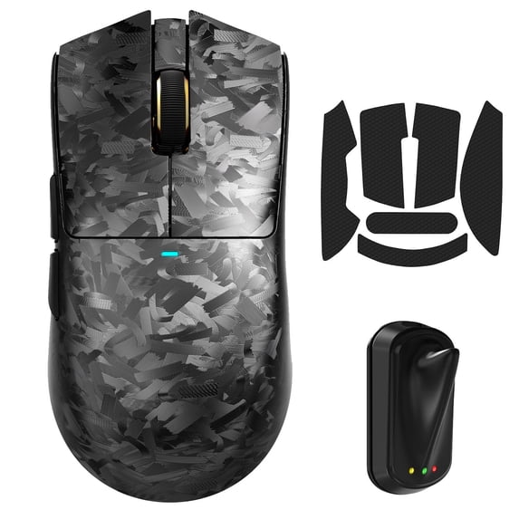 ATTACK SHARK X11 ULTRA Wireless Gaming Mouse, Tri-Mode 2.4G/BT/USB-C, PAW3950MAX, 42000 DPI, Grip Tape, PC/Mac Compatible