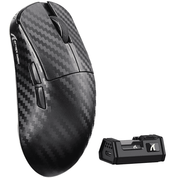 ATTACK SHARK R11 ULTRA Carbon Fiber Wireless 8K PAW3950MAX Gaming Mouse