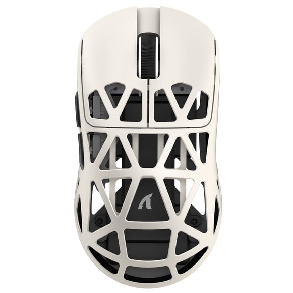 ATTACK SHARK R2 Wireless 8K Magnesium Alloy Mouse, PixArt PAW3950 Gaming Sensor, 48g SUPERLIGHT Mouse, BT/2.4G/Wired Gaming Mouse, Adjustable DPI 42000, Office Mice for Win11/Xbox/PS/Mac -Cheese