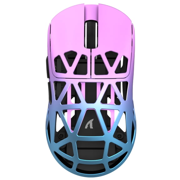 ATTACK SHARK R2 Wireless 8K Magnesium Alloy Mouse, PixArt PAW3950 Gaming Sensor, 48g SUPERLIGHT Mouse, BT/2.4G/Wired Gaming Mouse, Adjustable DPI 42000, Office Mice for Win11/Xbox/PS/Mac -Purple