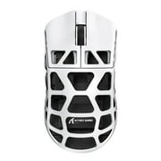 ATTACK SHARK R3 46g Superlight Magnesium Alloy Wireless Gaming Mouse, BT/2.4Ghz/Wired Computer Mouse, 8000Hz Wireless Polling Rate, PAW3395 26K DPI Sensor, Programmable Mice, PC/Laptop/Mac White