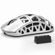 ATTACK SHARK R3 Gaming Mouse 8K 46g Magnesium Alloy SUPERLIGHT Mouse, 8000Hz Wireless Polling Rate, 6 Adjustable DPI up to 26000, PixArt PAW3395 Gaming Sensor, BT/2.4G Wireless/Wired